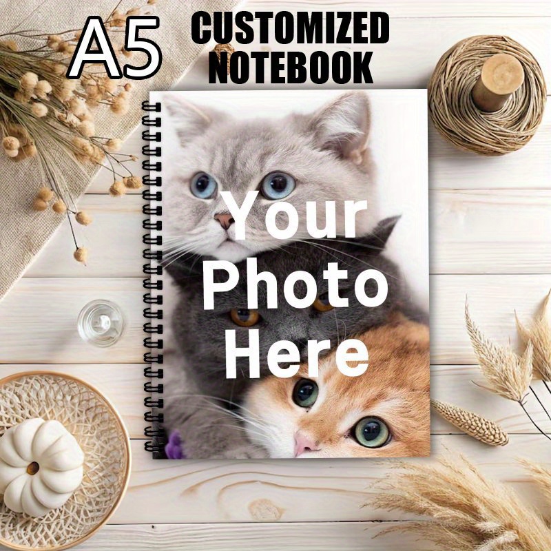 Custom Photo Book - Персонализированный блокнот формата А5 с фото