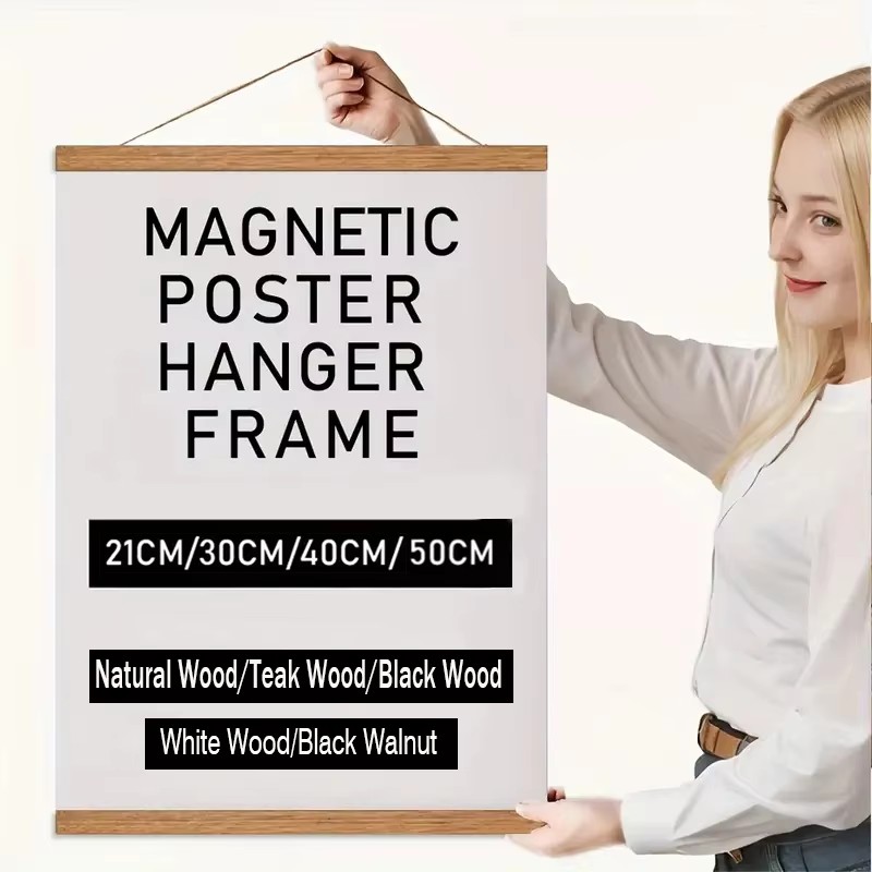 Магнитная рамка для постеров 2 – обзор и цена Engraved Wood Frame