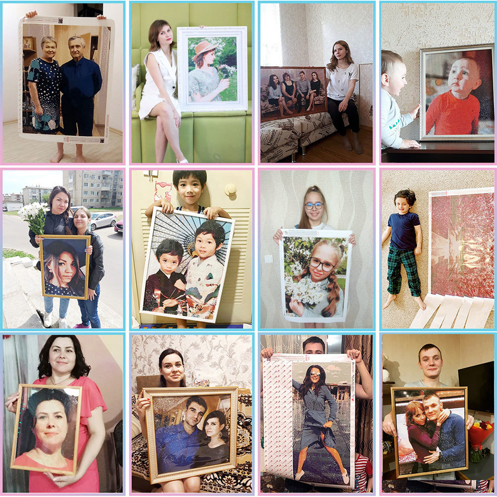 Наборы для алмазной живописи H – обзор и цена Photo Mosaic Print