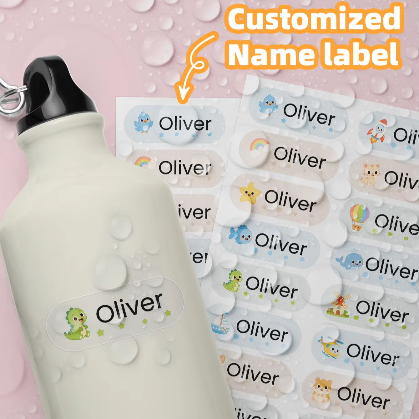 1-400 шт. персонализированных  – обзор и цена Personalised Candle Label