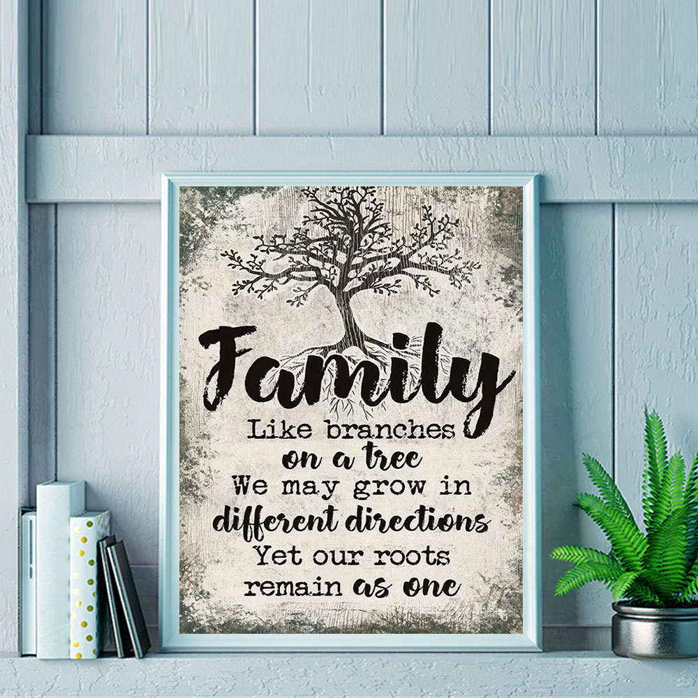 Набор для вышивания крестиком  – обзор и цена Family Tree Print