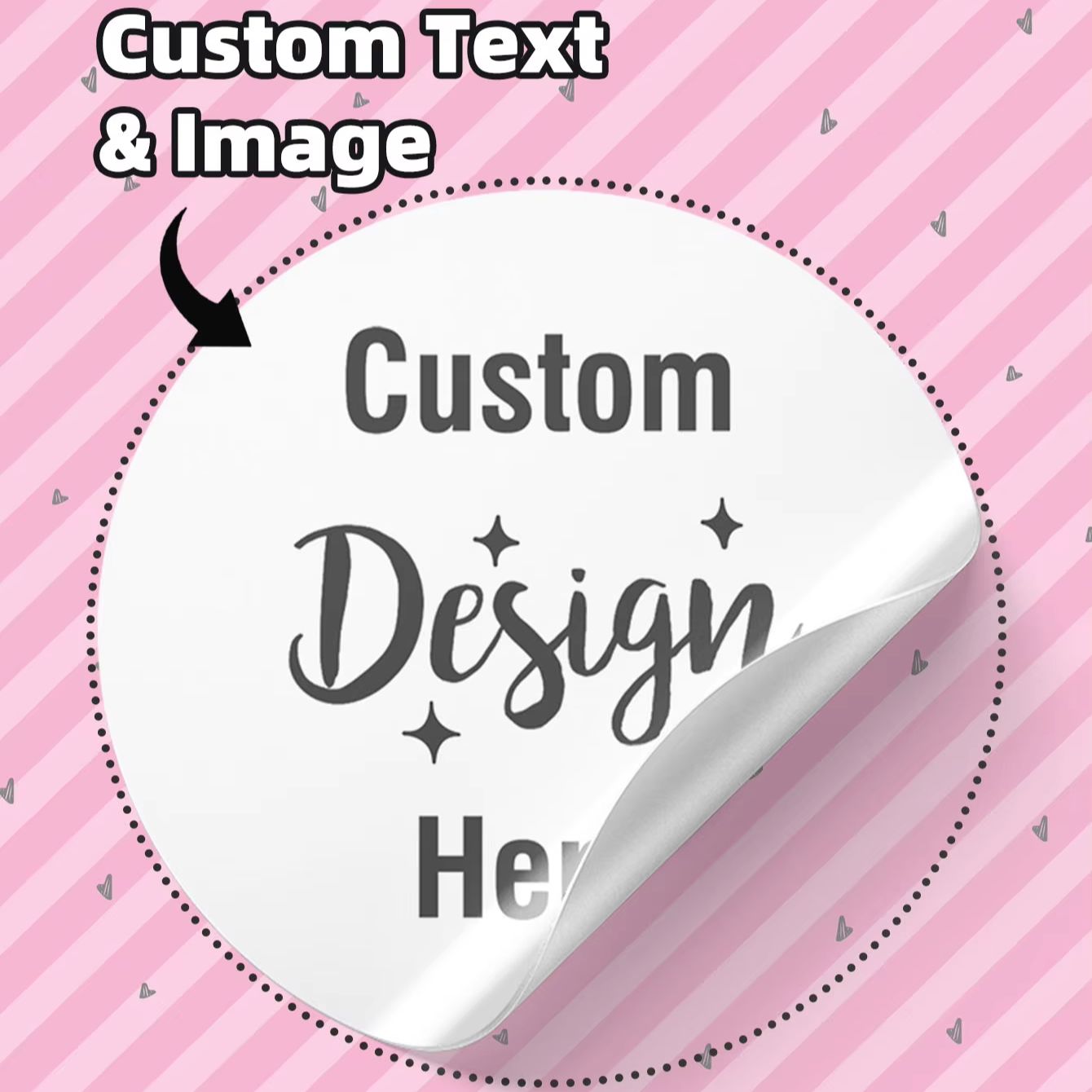 Водонепроницаемые круглые накл – обзор и цена Personalised Candle Label