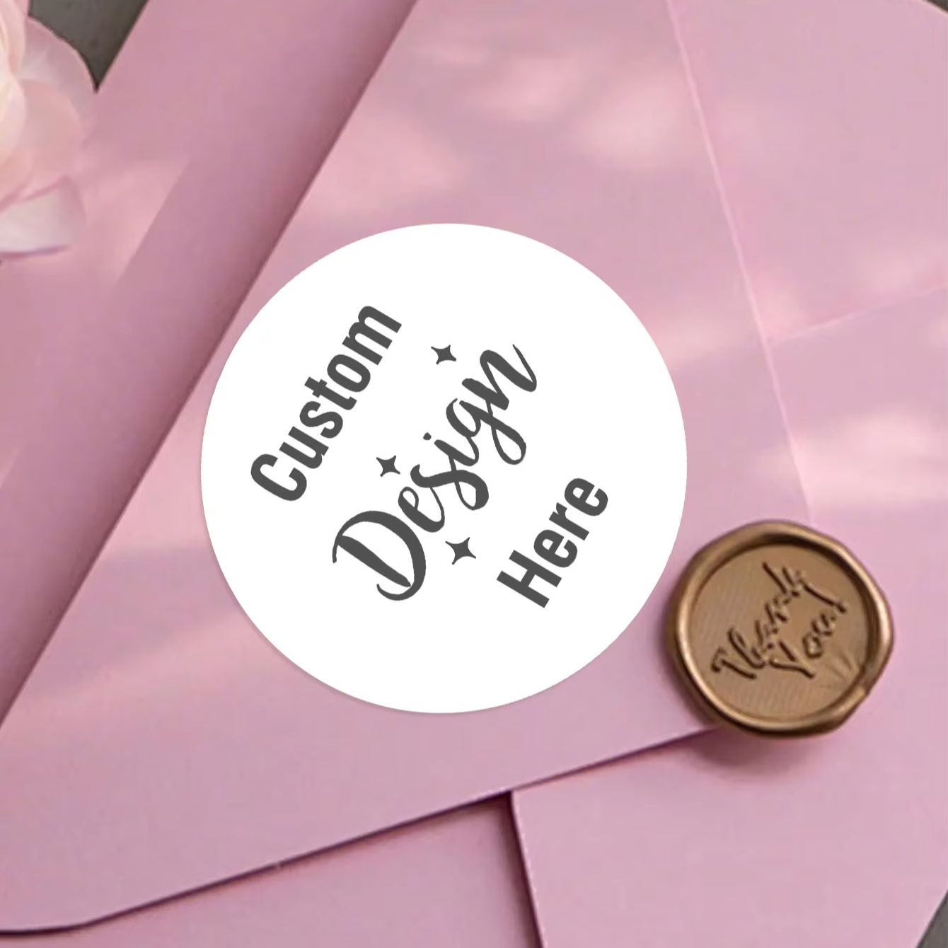 Водонепроницаемые круглые накл – обзор и цена Personalised Candle Label