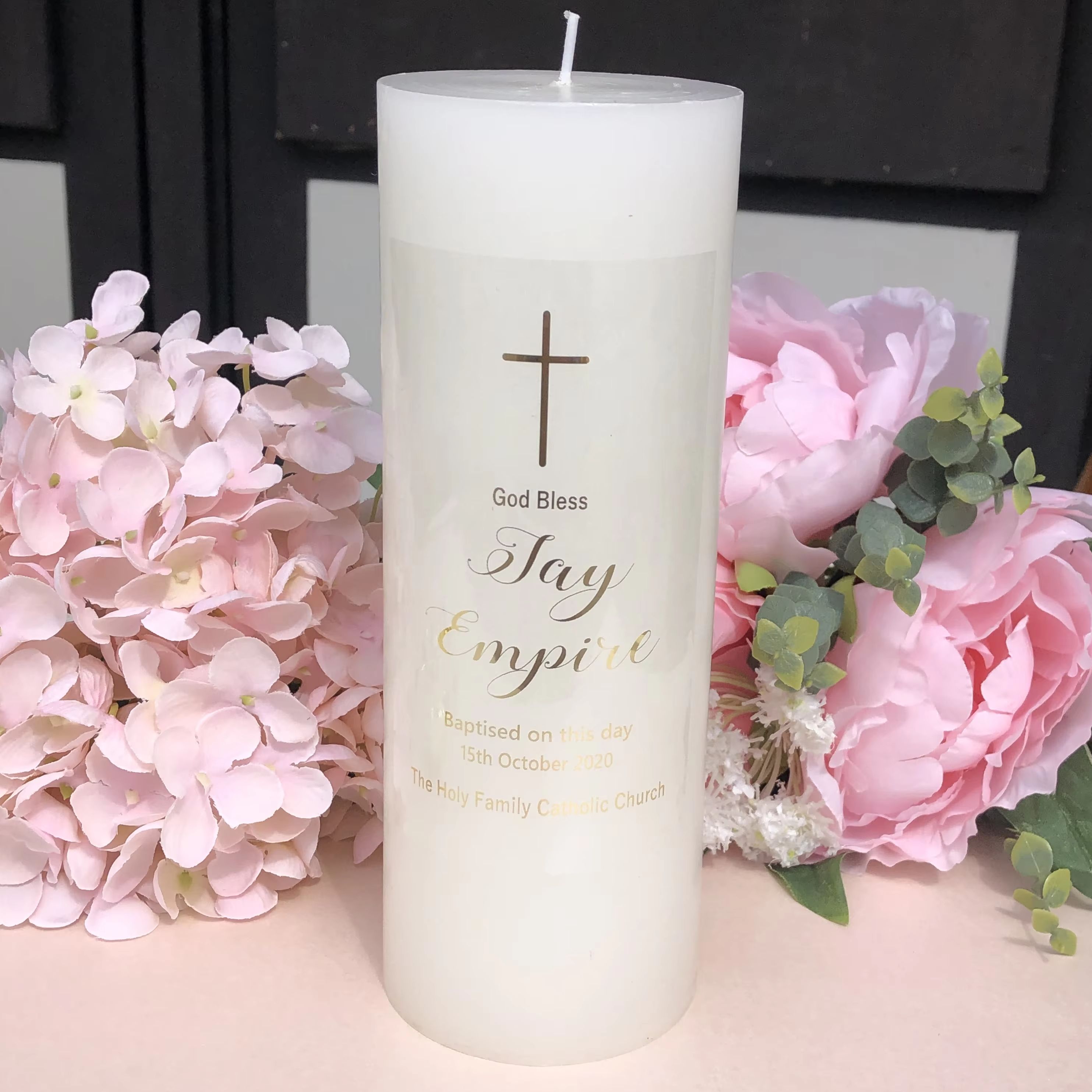 1 индивидуальная наклейка на с – обзор и цена Personalised Candle Label